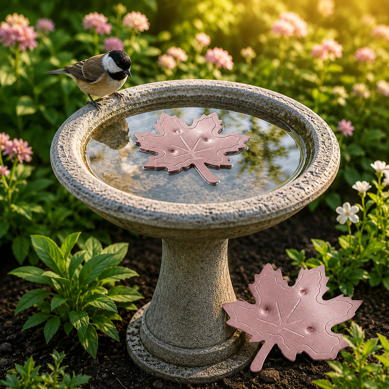 AquaLeaf™ — Keep Your Bird Bath Sparkling Fresh and Irresistibly Clean Without Lifting a Finger