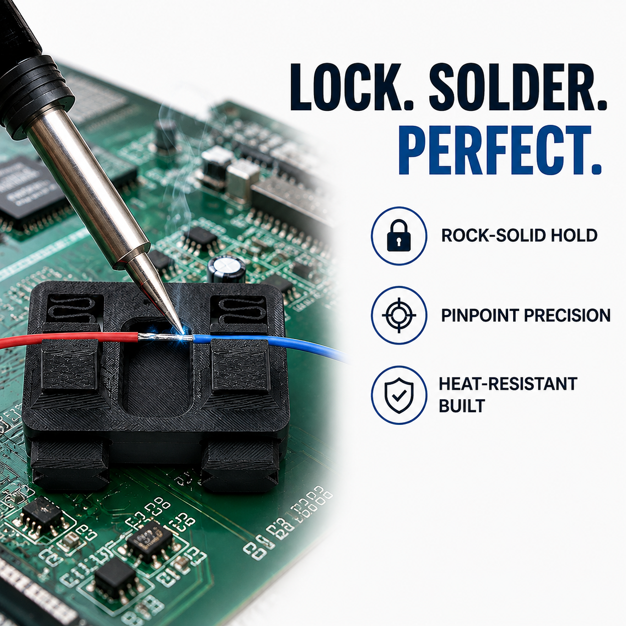 WireMaster™ — Lock Wires Perfectly and Solder Like a Pro Without the Struggle