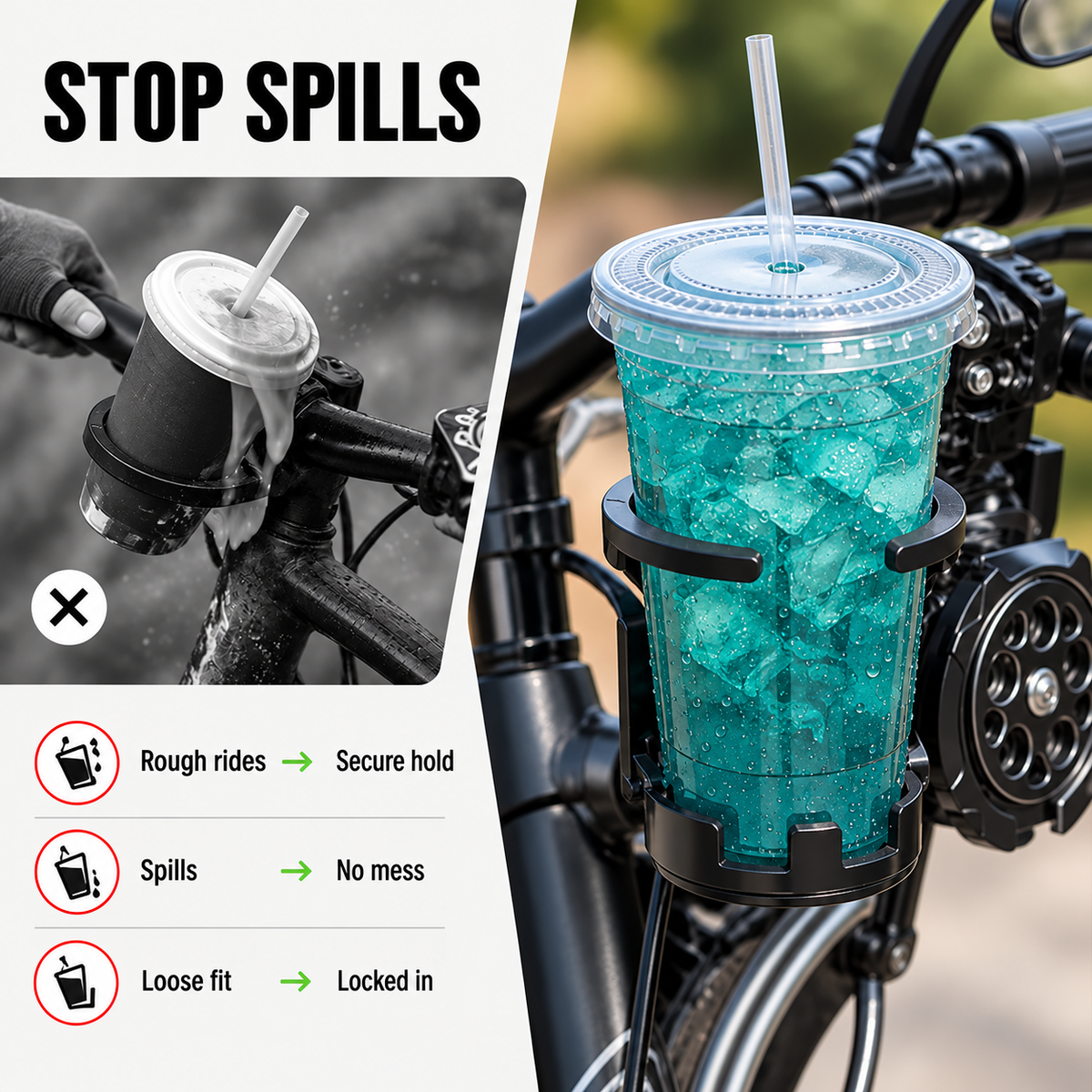 RideNest™ — Ride Fearlessly with a Bottle That Never Lets Go
