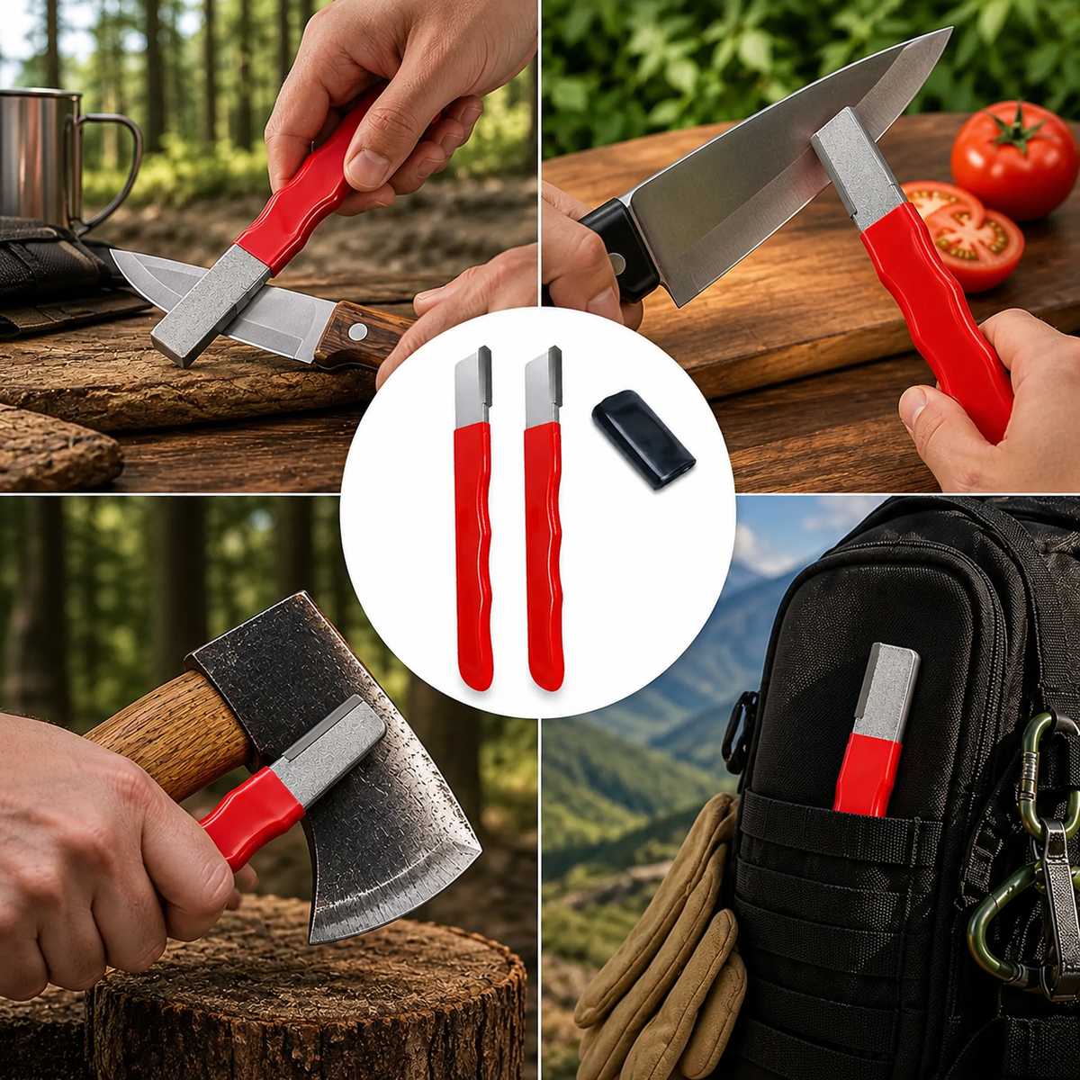 EdgePulse™ Portable Sharpener — Instantly Bring Every Blade Back to Life, Anywhere You Go