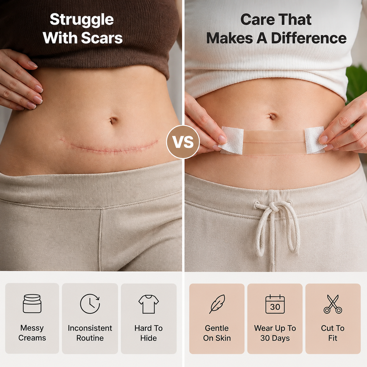 Silvex™ Silicone Scar Sheet Roll — Finally Reveal Smooth, Confident Skin You’re Proud To Show