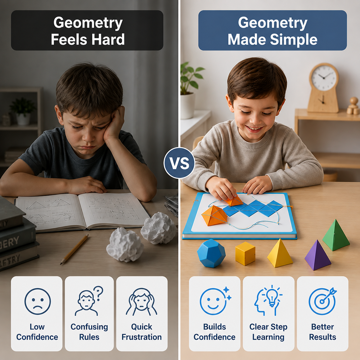 GeoBrilliance™ — Watch Your Child Transform Geometry Fear into Confident Mastery