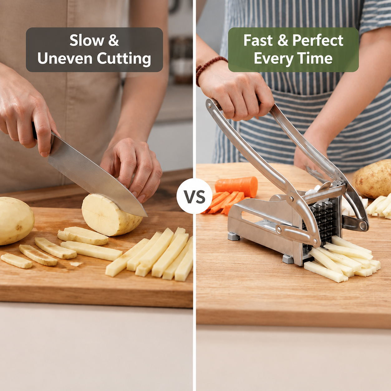 SliceMaster™ — Slice Faster, Safer, and Stronger for Perfect Fries Every Time