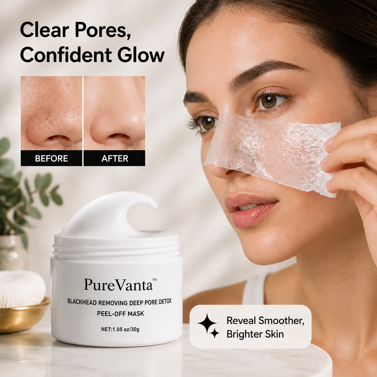 PureVanta™ Peel-Off Mask — Unleash Radiant, Blemish-Free Skin You’ll Crave to Show Off