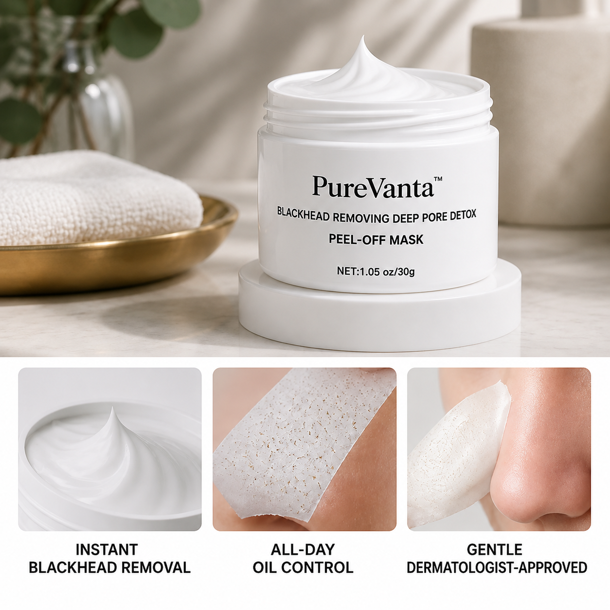 PureVanta™ Peel-Off Mask — Unleash Radiant, Blemish-Free Skin You’ll Crave to Show Off