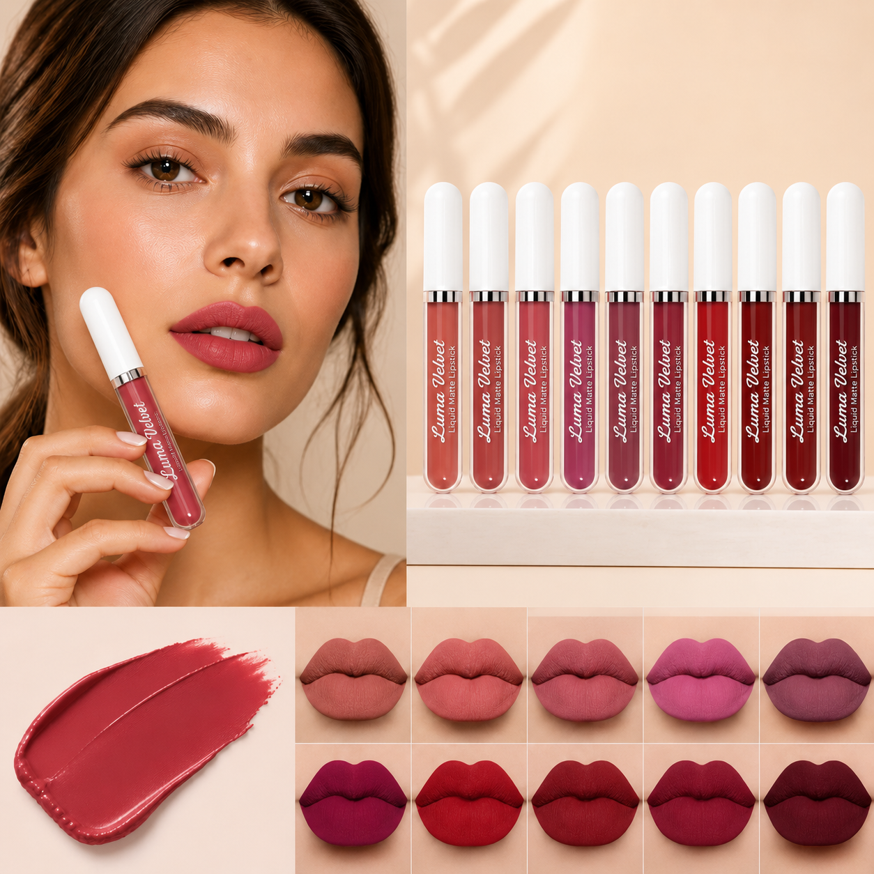 LumaVelvet™ — Unstoppable Matte Lips That Command Every Room