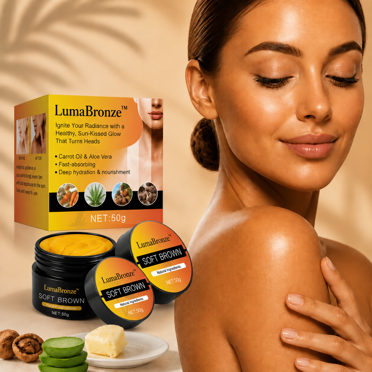 LumaBronze™ — Ignite Your Radiance with a Healthy, Sun-Kissed Glow That Turns Heads