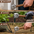 TitanGrip™ Fist-Shaped Hammer with Wooden Handle — Smash Every Task Without Fatigue or Frustration