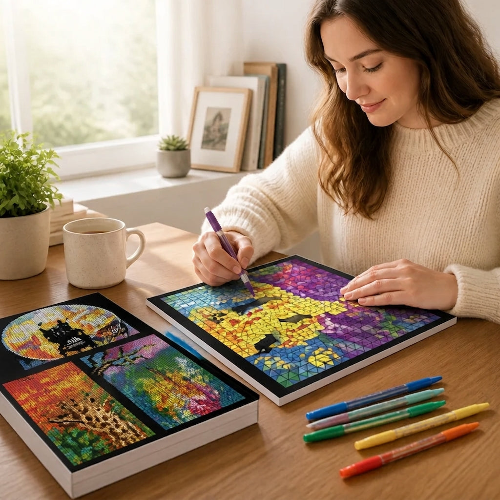 Chromara™ Mosaic Collection — Unlock Mesmerizing Art and Melt Stress with Every Colorful Stroke