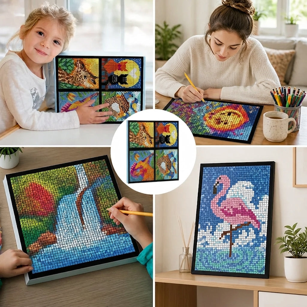Chromara™ Mosaic Collection — Unlock Mesmerizing Art and Melt Stress with Every Colorful Stroke