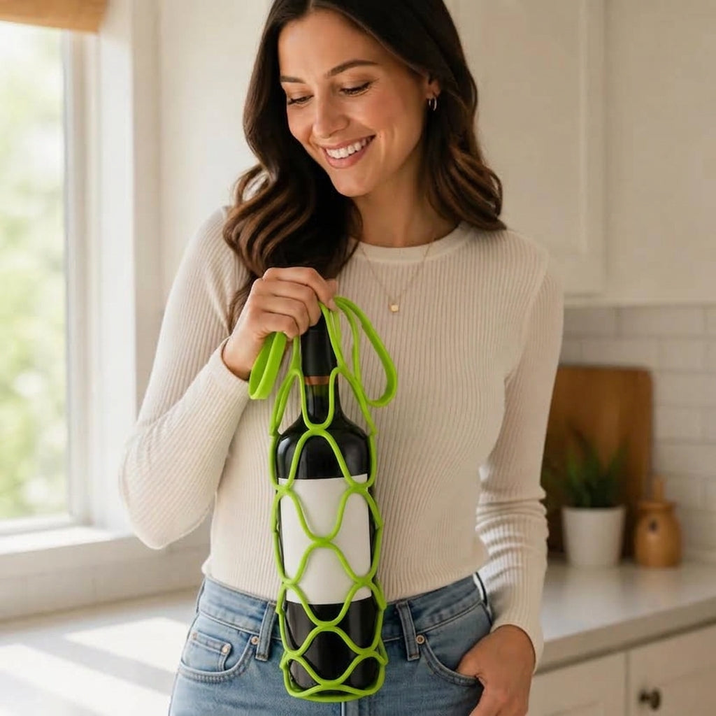 SipGuard™ — Carry Every Bottle Safely with Easy, Stress-Free Confidence