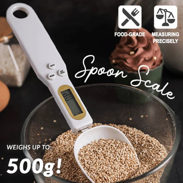 Balance de cuisine numérique LCD portable, cuillère doseuse, café, sucre, grammes, cuillère électronique, poids, volume, balance alimentaire 