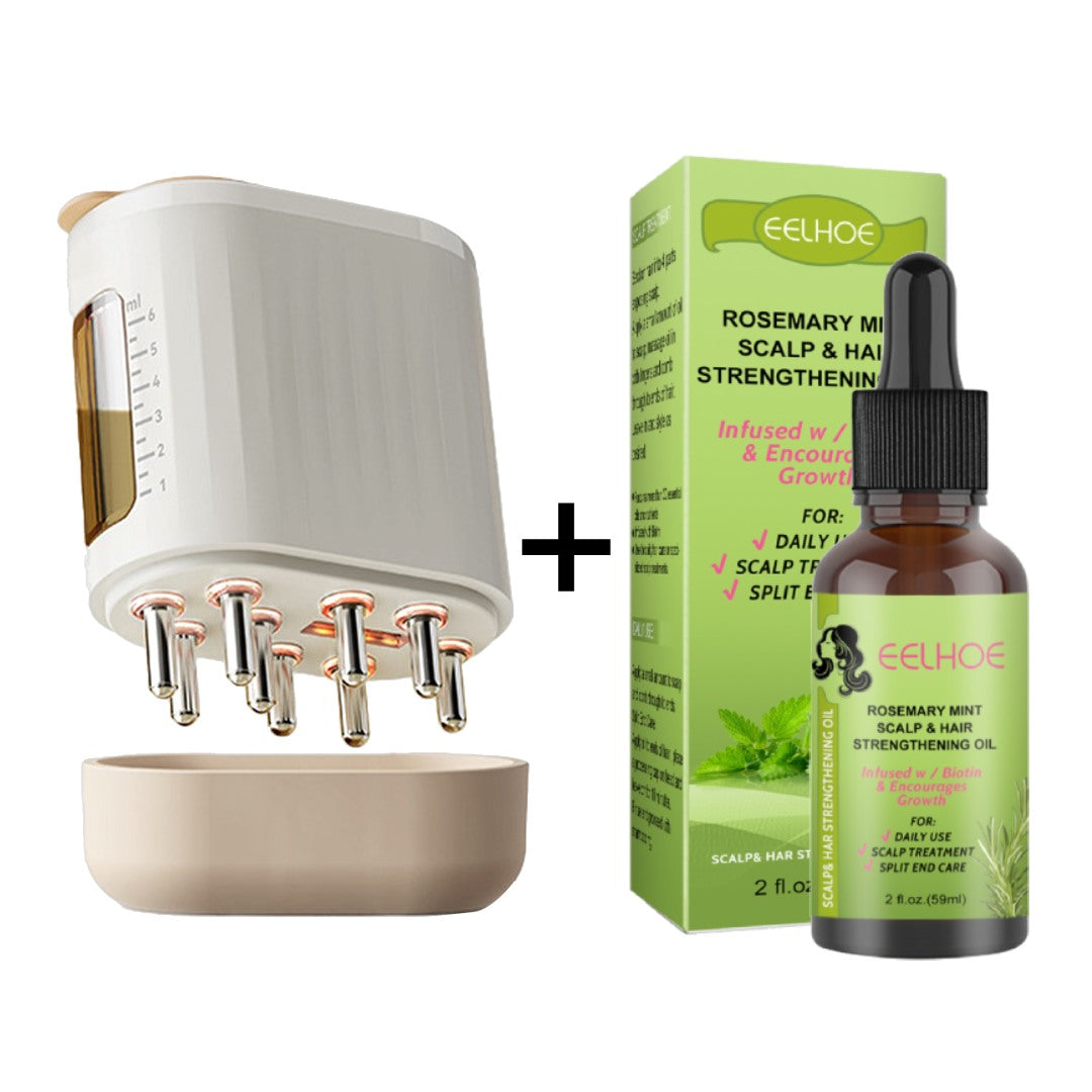 DADINE4U™ APPLICATEUR D'HUILE CAPILLAIRE ET DE MASSAGE AVANCÉ DU CUIR CHEVELU