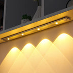 LED adhesive lamp with smart motion detector
