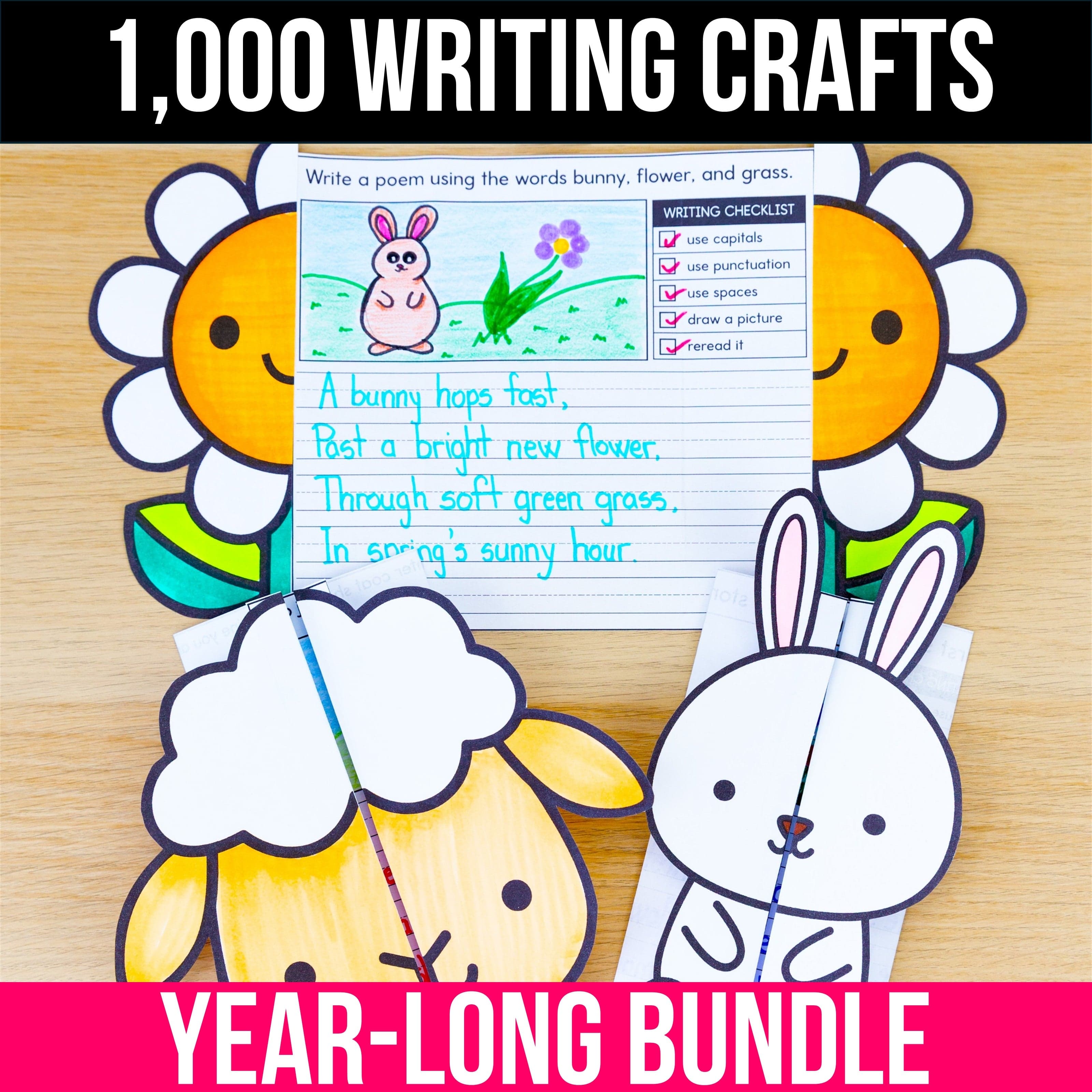 1,000 Writing Crafts + Prompts YEAR-LONG BUNDLE