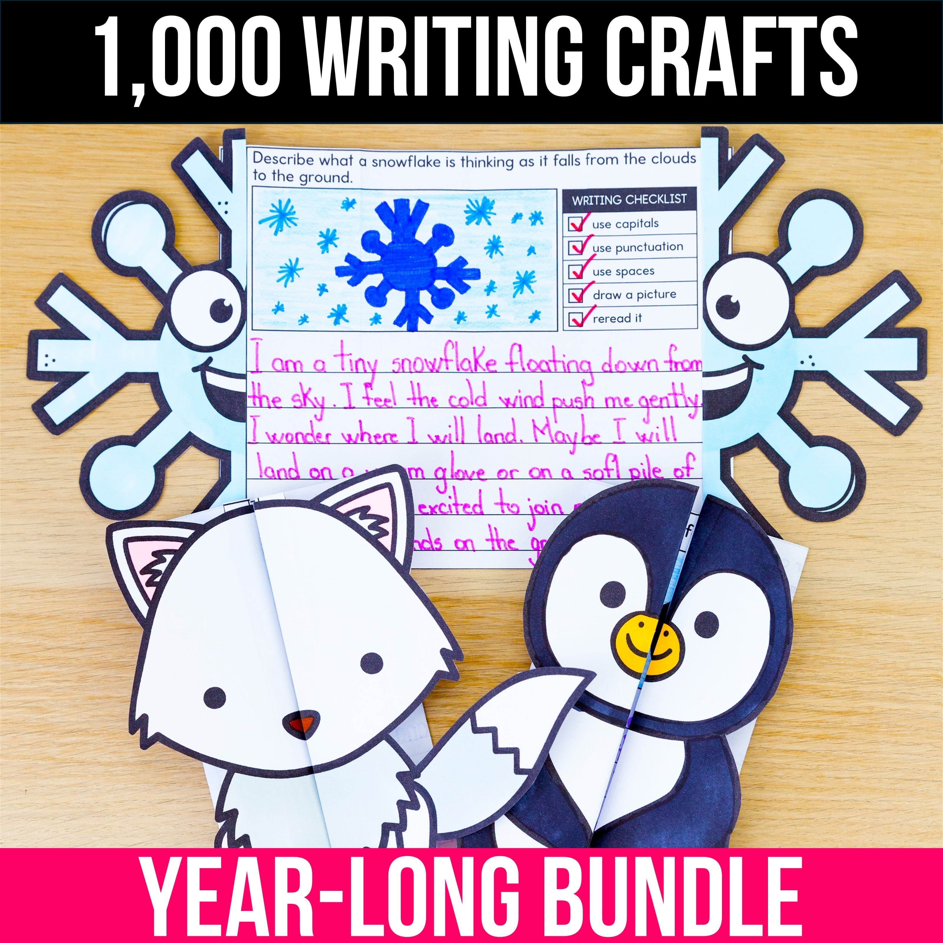 1,000 Writing Crafts + Prompts YEAR-LONG BUNDLE