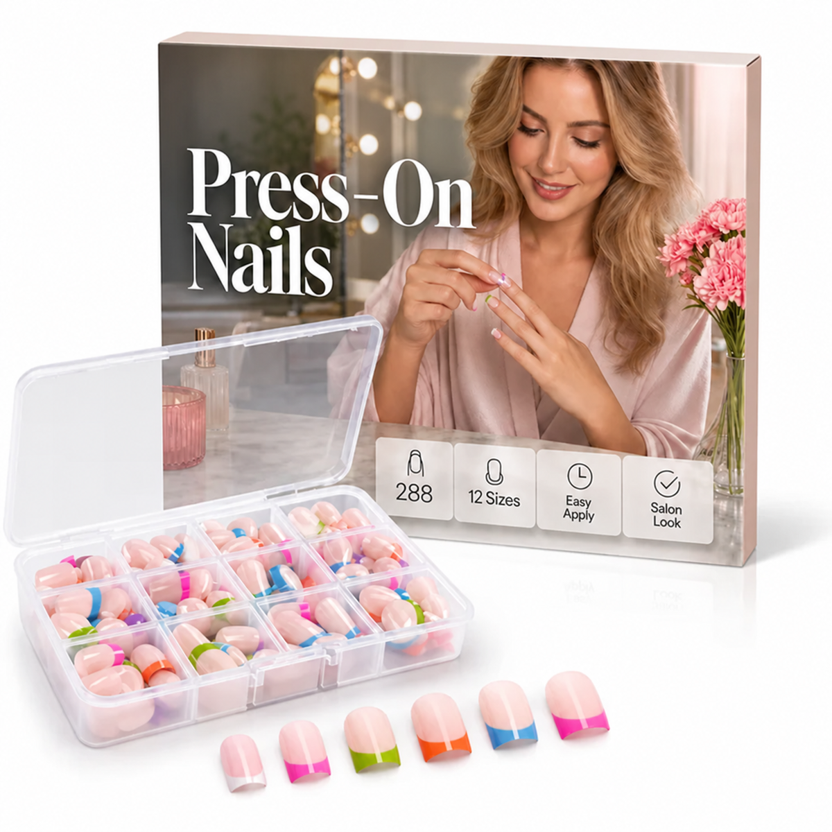 LumeLuxe™ Color Burst Nails — Unleash Instant Glam That Commands Attention Everywhere You Go