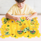 Ensemble de pistes d'aventure et de puzzle