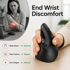 VertoEase™ Precision Mouse — Crush Wrist Pain and Own Every Workday with Unmatched Comfort