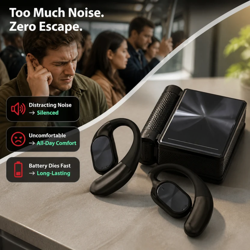VibraSonic™ Wireless Earphones — Lose Yourself in Pure, Mind-Blowing Sound Anywhere You Go