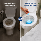 ClariFlow™ Effervescent Tablets — Effortless Fizzing Power That Clears Clogs and Refreshes Your Home Instantly
