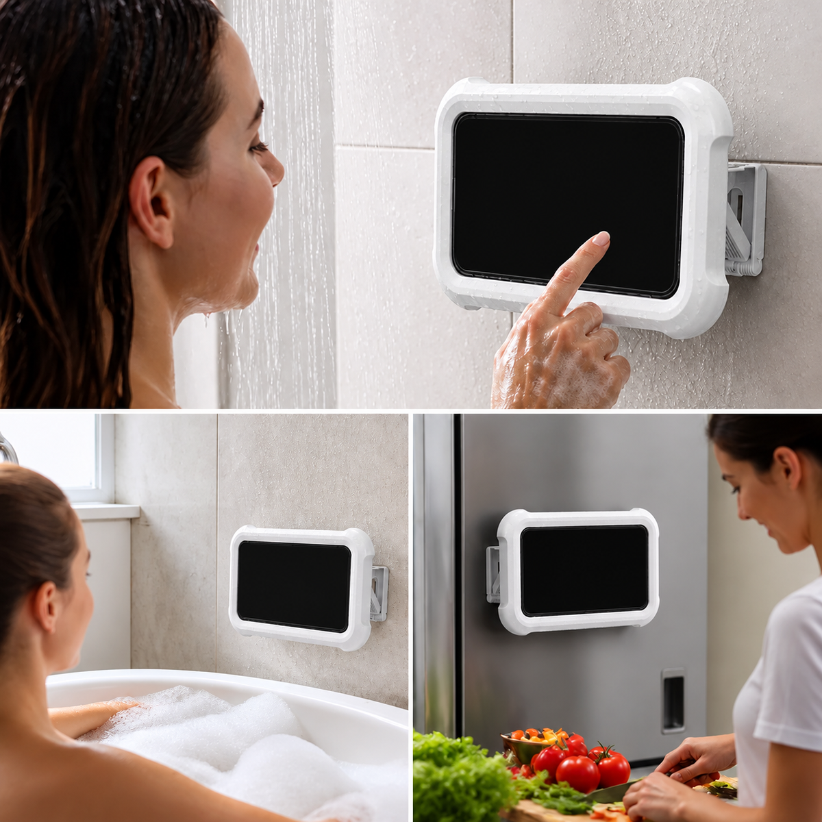 AquaCling™ — Protect Your Phone and Transform Showers into Pure Entertainment Bliss