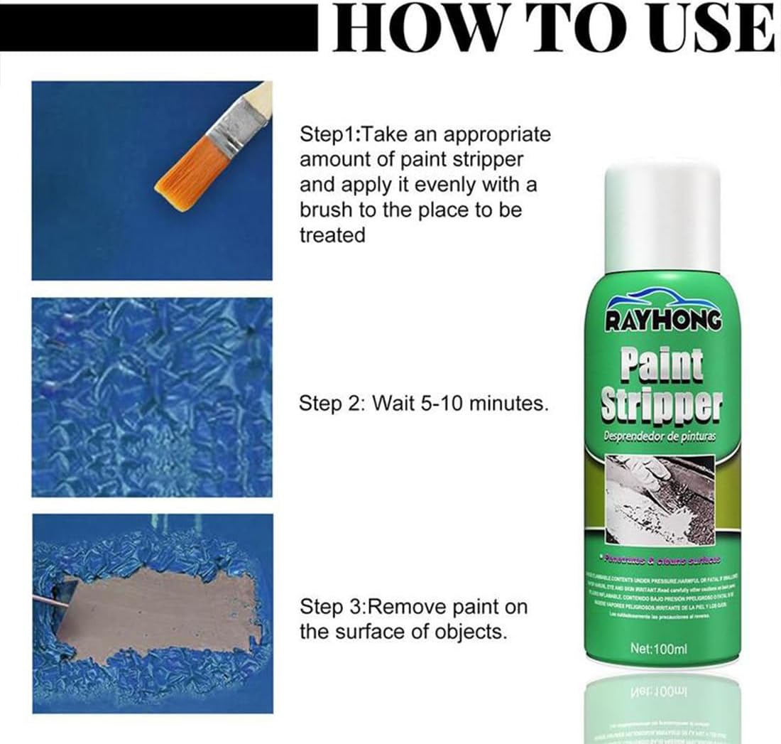 RayHong™ - Décapant peinture ultra-rapide (non toxique) | (1+1 GRATUIT)