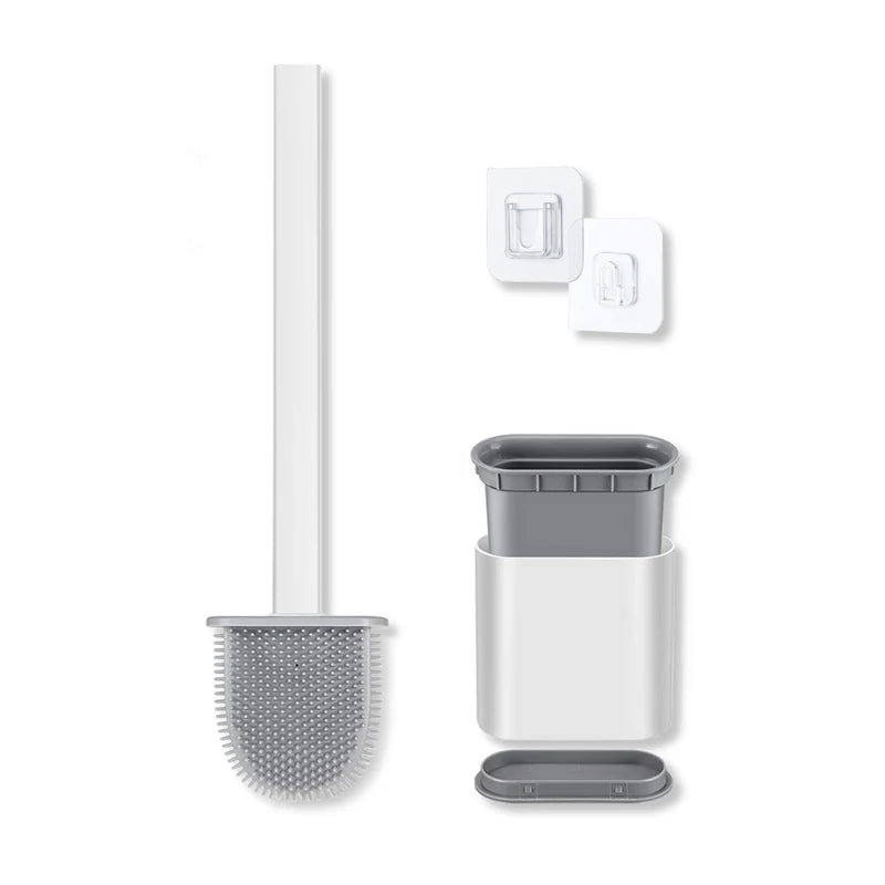 PureScrub™ Silicone Toilet Brush — Deep-Clean Confidence for a Sparkling, Germ-Free Bathroom