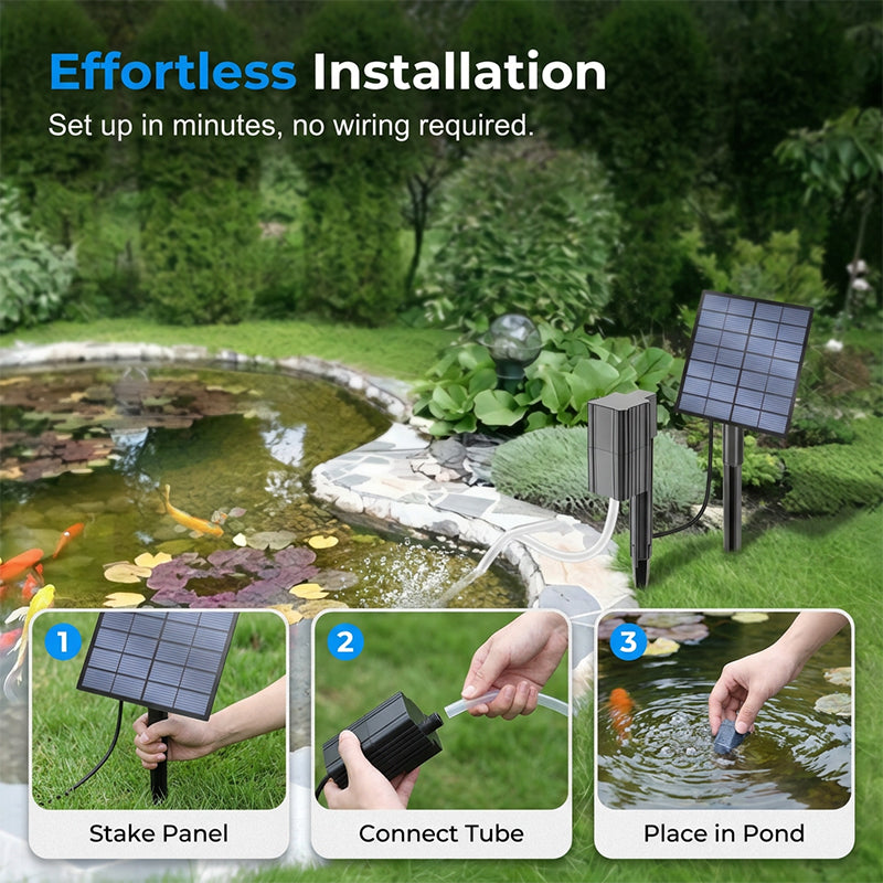 SunRipple™ — Transform Your Pond into a Lush, Crystal-Clear Oasis Powered by Sunshine