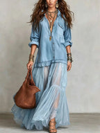 Lumiara™ Maxi Dress — Slips On Like a Dream, Turns Heads All Day Long