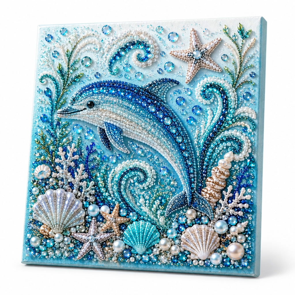 TidalGleam™ — Unwind as you create ocean art that makes your space shine