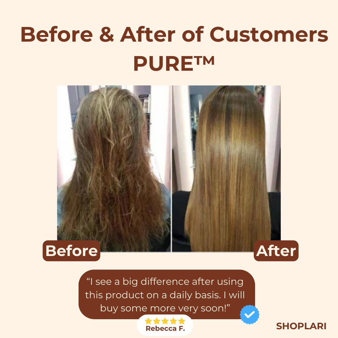 Pure™ — Unleash Instant Shine and Strength for Silky, Stunning Hair (1+1 FREE TODAY!)