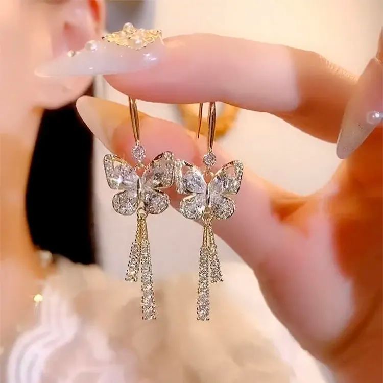 LuminaFleur™ Earrings — Spark Unstoppable Elegance with Featherlight Butterfly Glamour