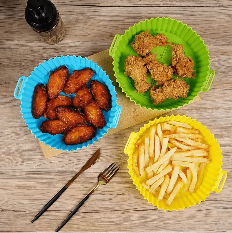 SlipStream™ Air Fryer Trays — Cook Clean Meals Fast Without the Mess or Stress