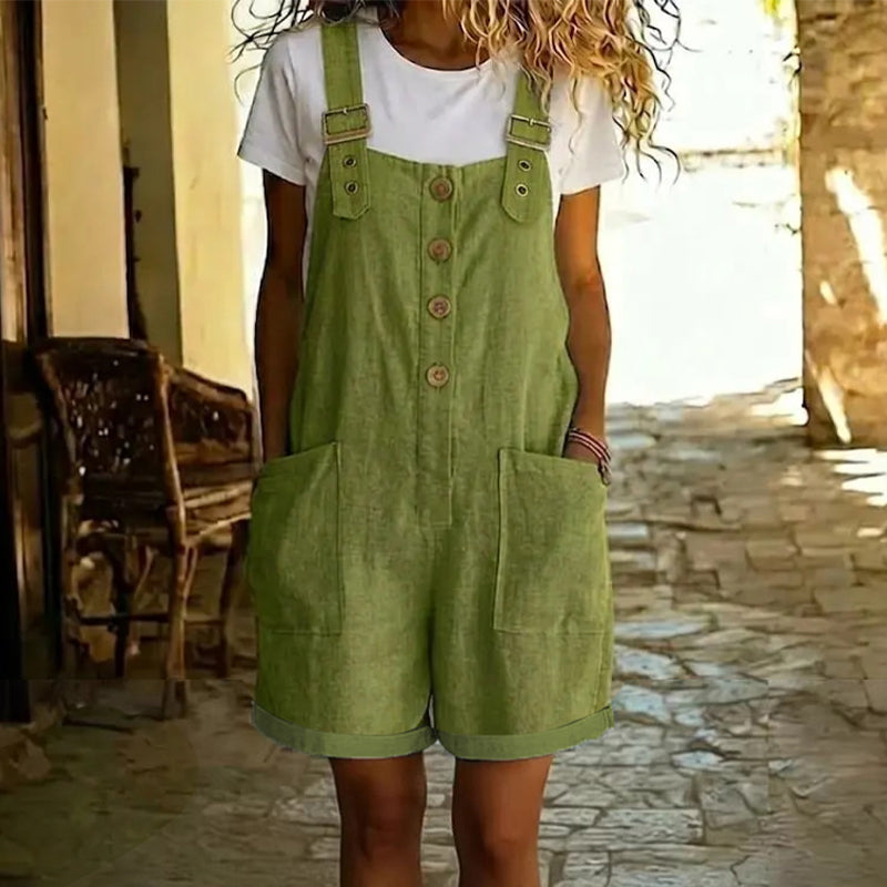 ZevaBreeze™ Short Overalls — Slip Into Effortless Cool and Confidence Every Summer