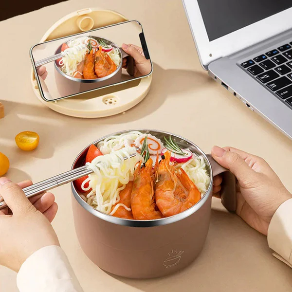 StellaBowl™ — Feast on Hot, Spill-Free Meals That Protect Your Hands Everywhere You Go