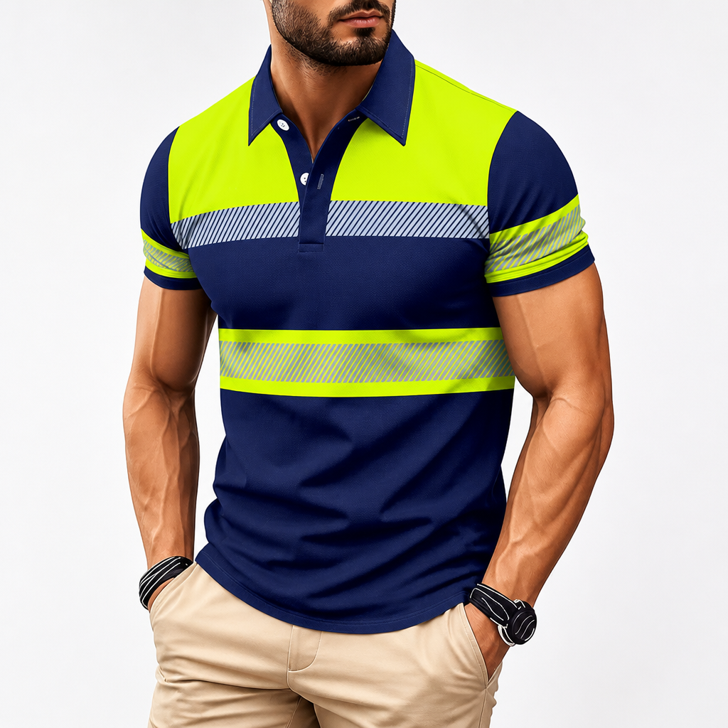 VividGuard™ Men’s Reflective Shirt — Command Attention and Own Every Step After Dark