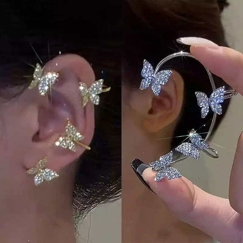 Fluttermist™ Ear Cuffs — Instant Glamour Without the Pain or Piercing
