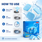 FlowFreez™ Drain Rescue Tablets — End Drain Hassles and Enjoy Year-Round Freshness with Zero Effort