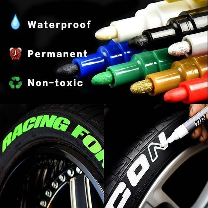 ChromoBurst™ Tire Paint Pen — Make Your Ride Unforgettable with Vivid, Lasting Color That Demands Attention