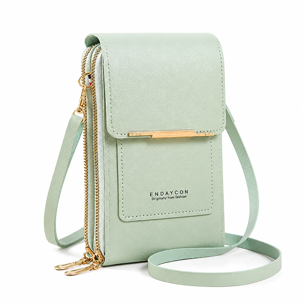TapTote™ — Keep Your Phone Close and Your Hands Free, Without the Bulky Bag