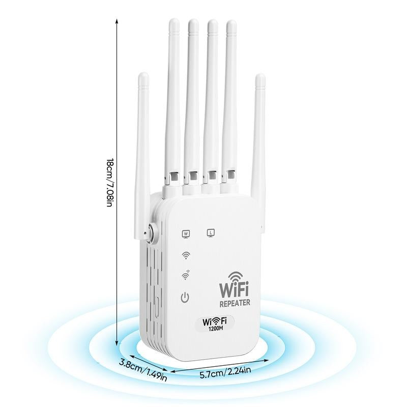 AxioWave™ Dual Band WiFi Extender — Crush Dead Zones and Power Every Device with Lightning-Fast WiFi