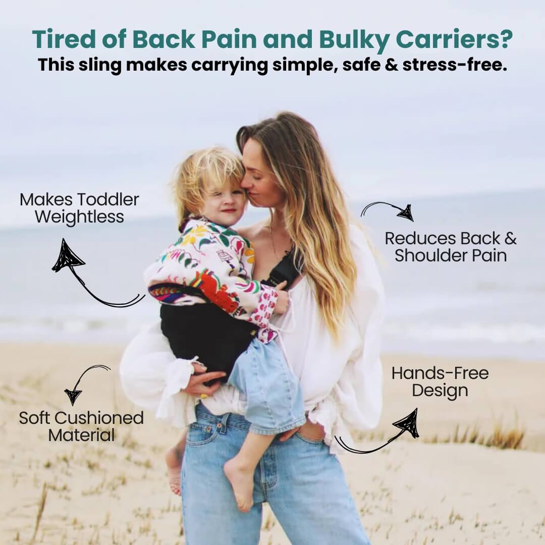 LumaNest™ Toddler Carrier — Carry Your Little One All Day with Effortless Comfort and Style