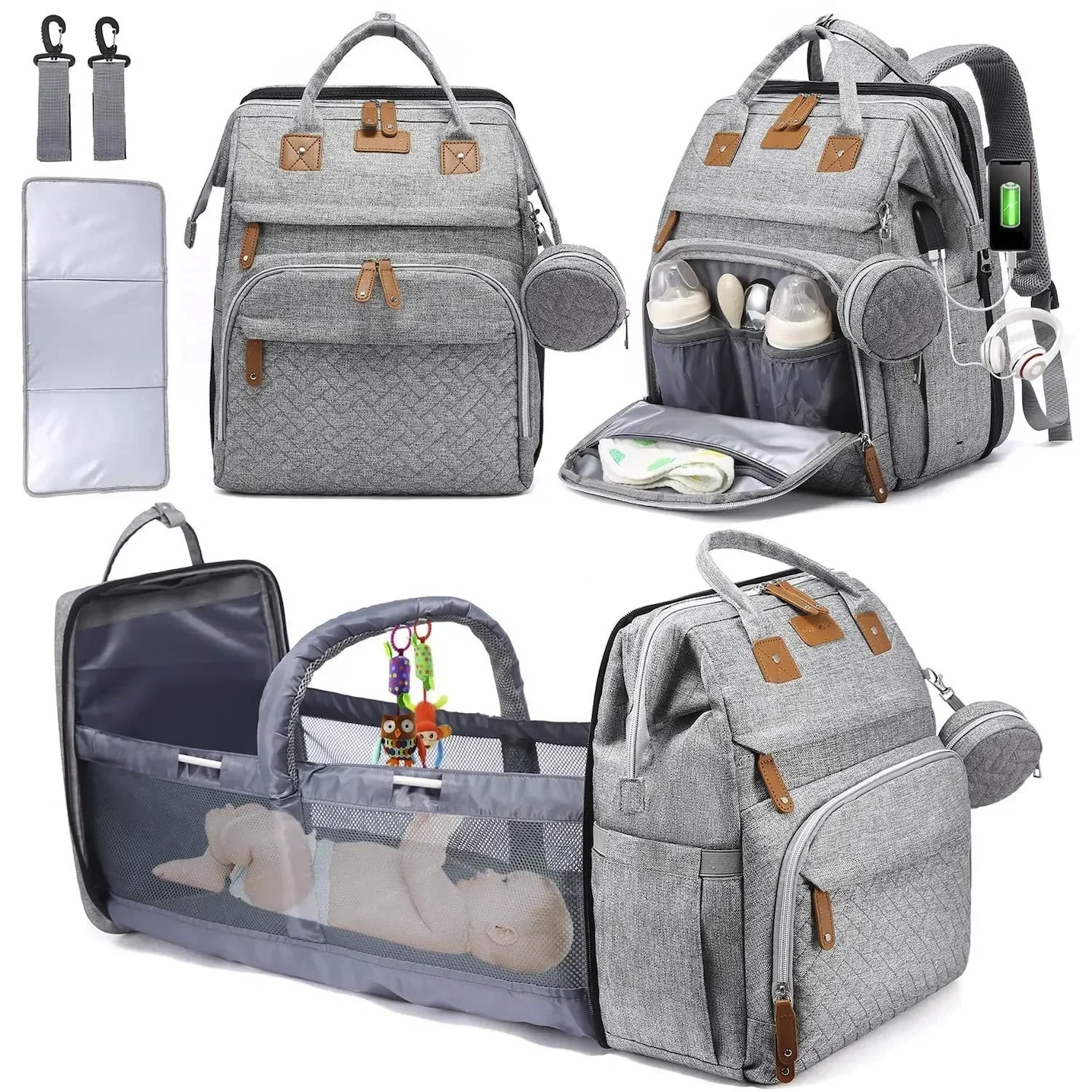 AuraNest™ — Effortless Control and Calm for Every Baby Adventure