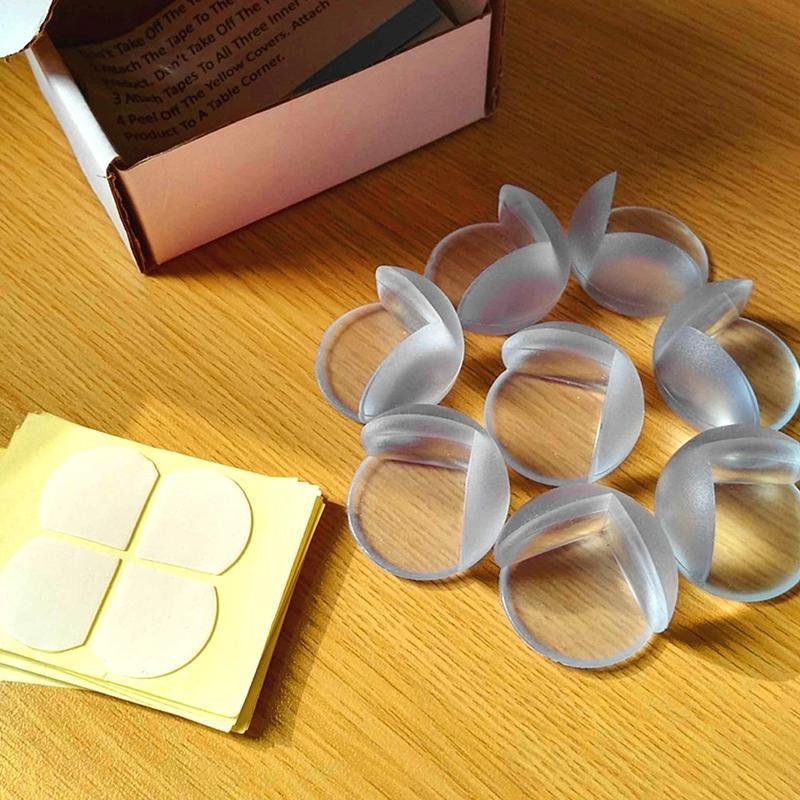 Housses de protection réutilisables pour coins de table pour bébé (12 pièces) 