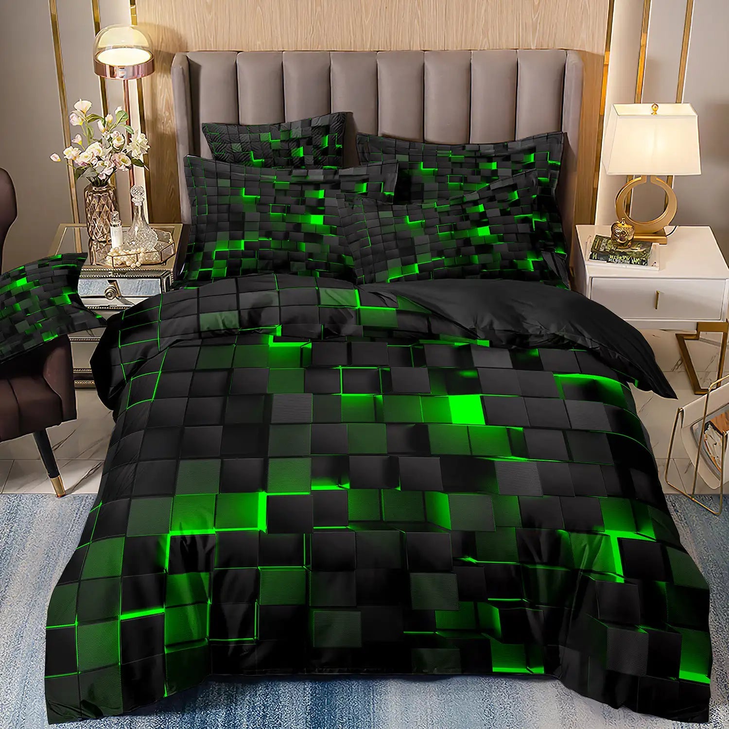 ViveLux™ 3D Gradient Cover Set — Experience Sleep Wrapped in Unmatched Softness and Vivid Color Every Night