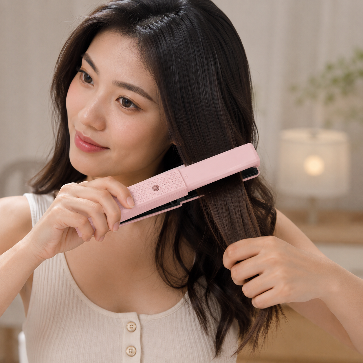 VayaGlide™ Mini Straightener — Pocket-Sized Power for Flawless Hair Anytime, Anywhere