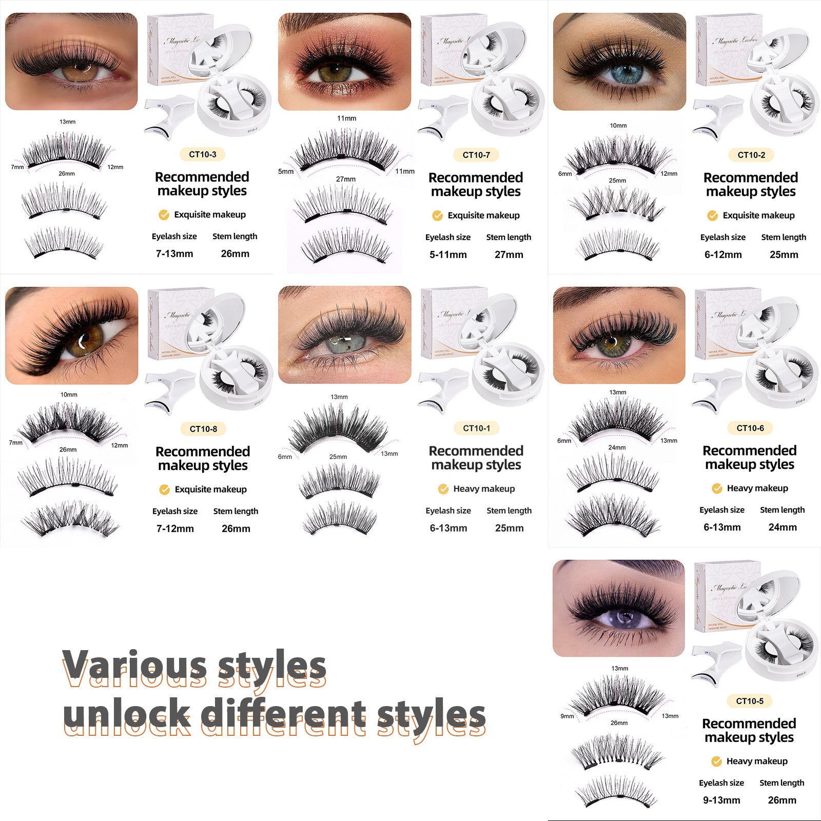 MagniLuxe™ Magnetic Lashes — Snap on Stunning, Feather-Light Glam That Lasts All Day
