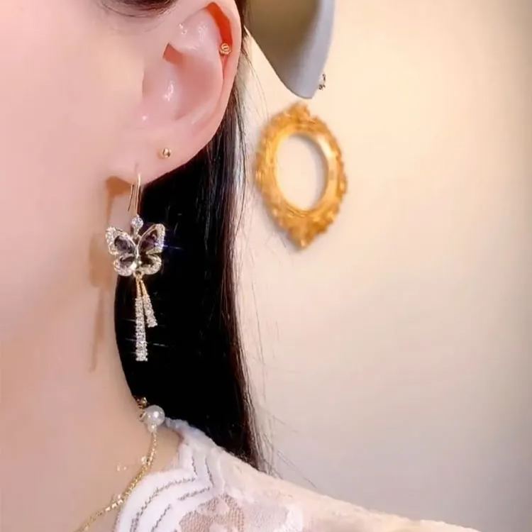 LuminaFleur™ Earrings — Spark Unstoppable Elegance with Featherlight Butterfly Glamour