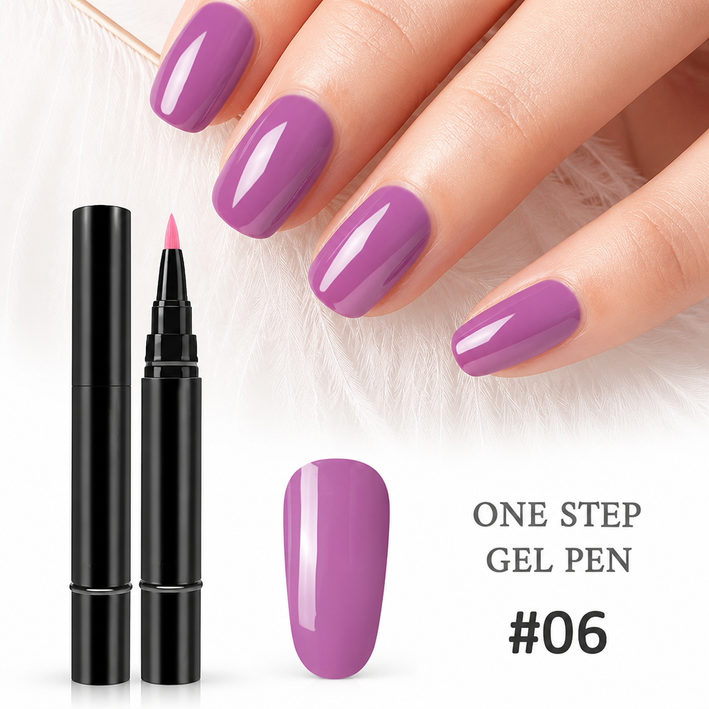VeraBella™ All-in-One Gel Pen — Flawless, Fade-Proof Nails That Shine Through Everything